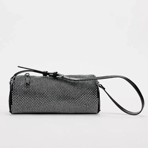 ZARA SHIMMERY DUFFEL BAG - Picture 4 of 10